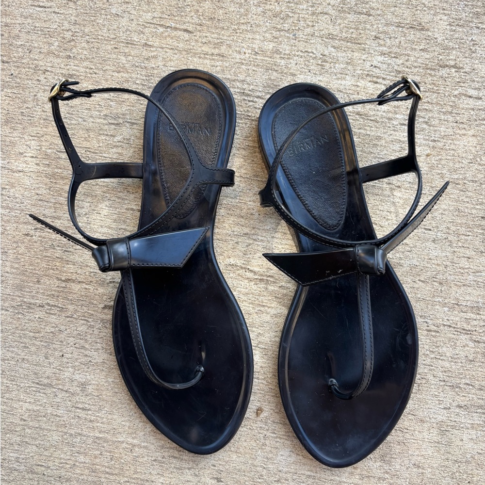 Alexandre Birman Black Clarita Jelly Sandal 36
